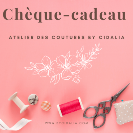 cheque cadeau atelier des coutures by cidalia